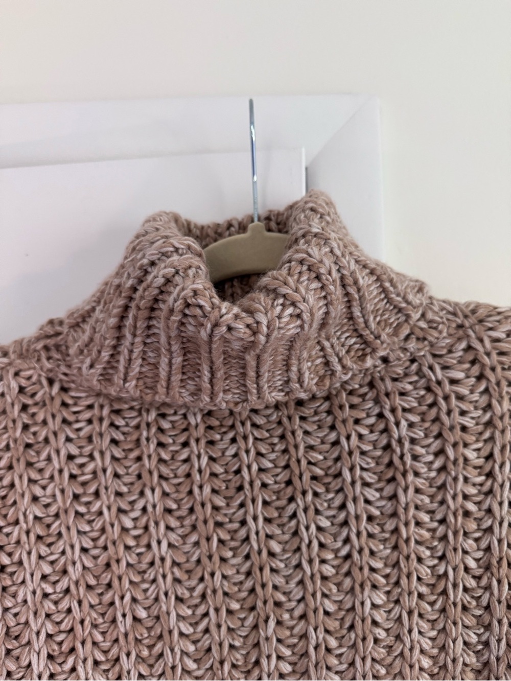 Jenni Kayne Hudson turtleneck camel marl size xs - Picture 3 of 6